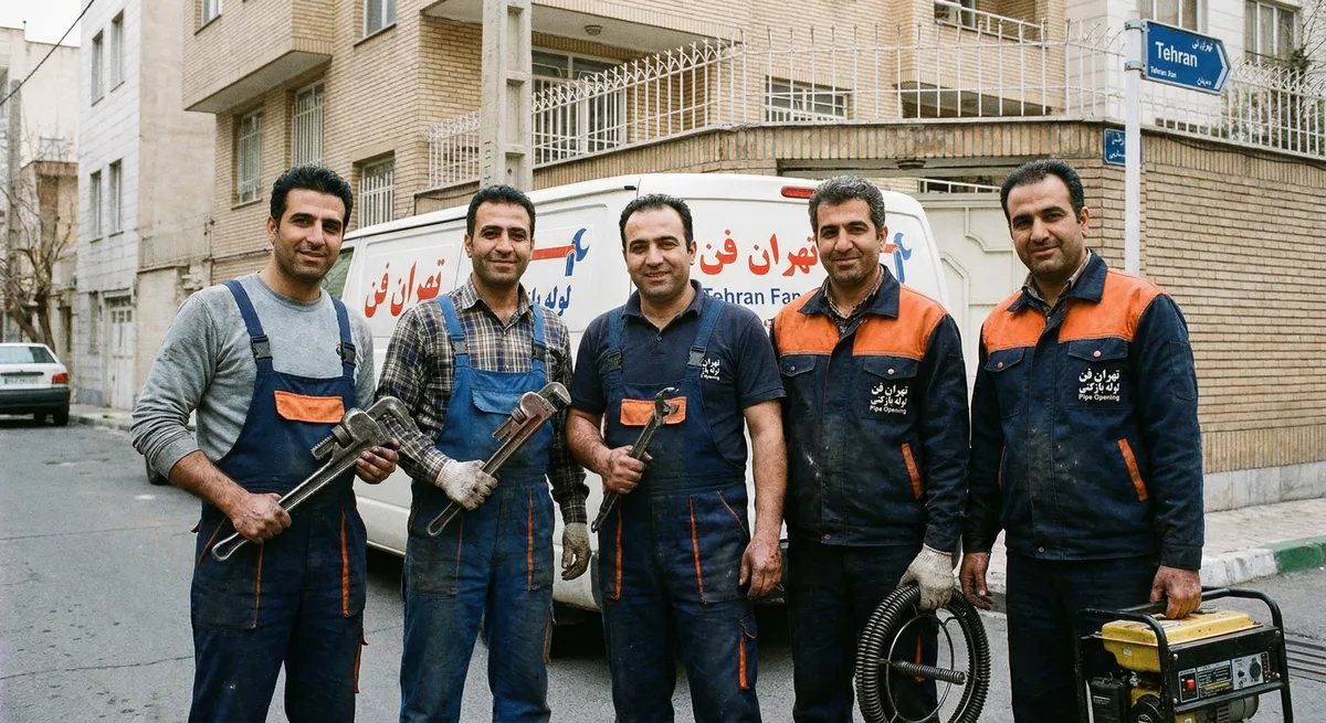 خدمات لوله‌بازکنی تهران‌فن
